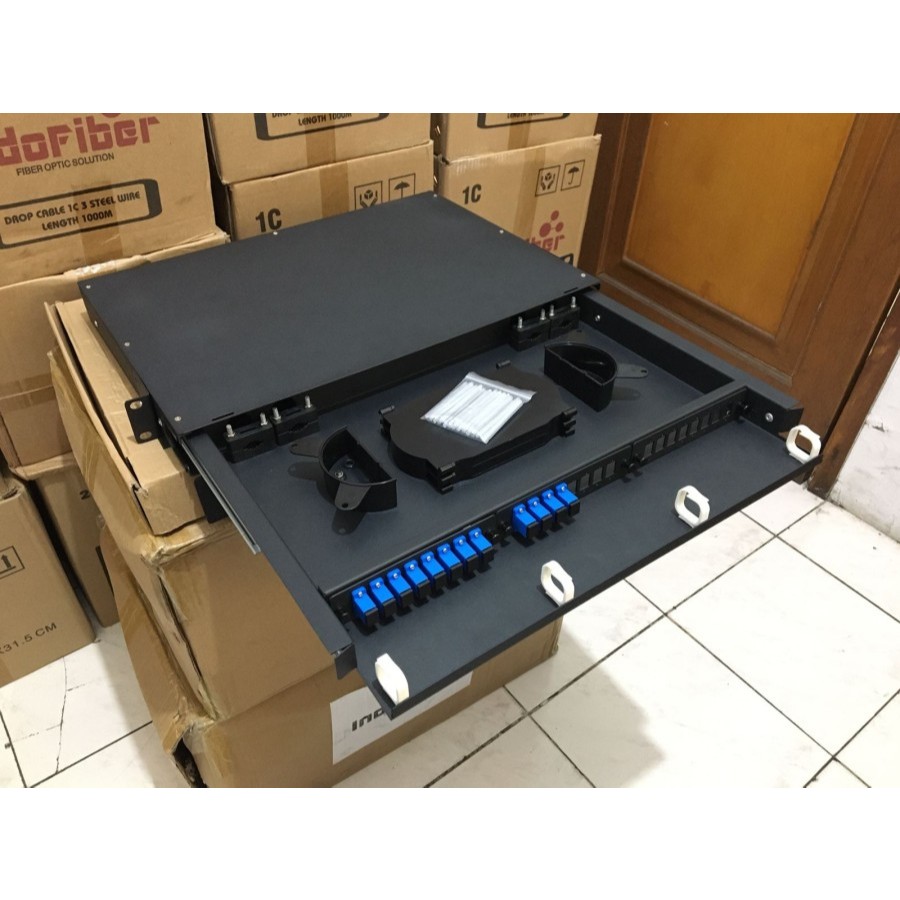 Jual OTB 12 core SC singlemode rackmount sliding | Shopee Indonesia