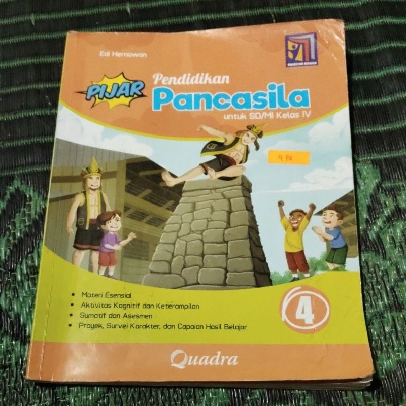 Jual BUKU ORI PIJAR PENDIDIKAN PANCASILA KELAS 4 SD PENERBIT QUADRA ...