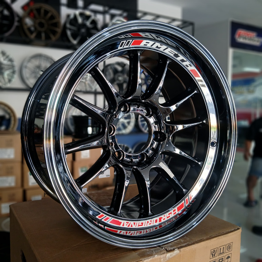 Jual Velg Black Chrome R18 Baut 6 Lebar 95 Spec Mobil pajeo fortuner ...