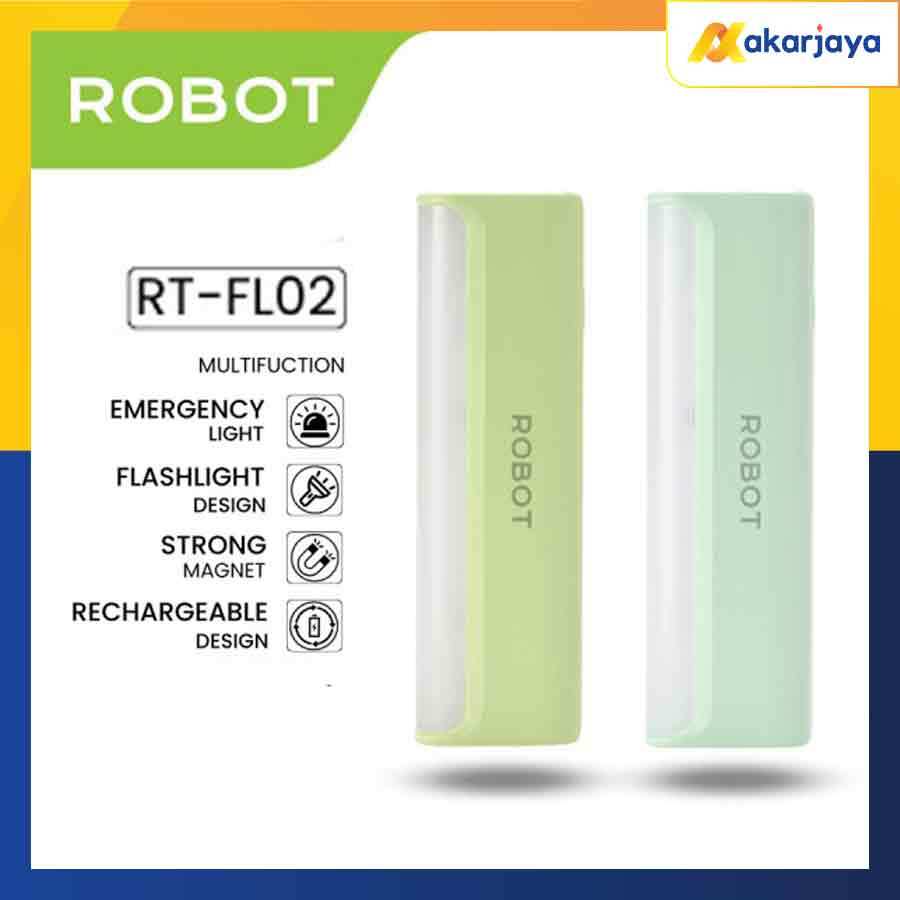 Jual Robot RT-FL02 Senter Bisa di Charge Emergency Light Rechargeable ...