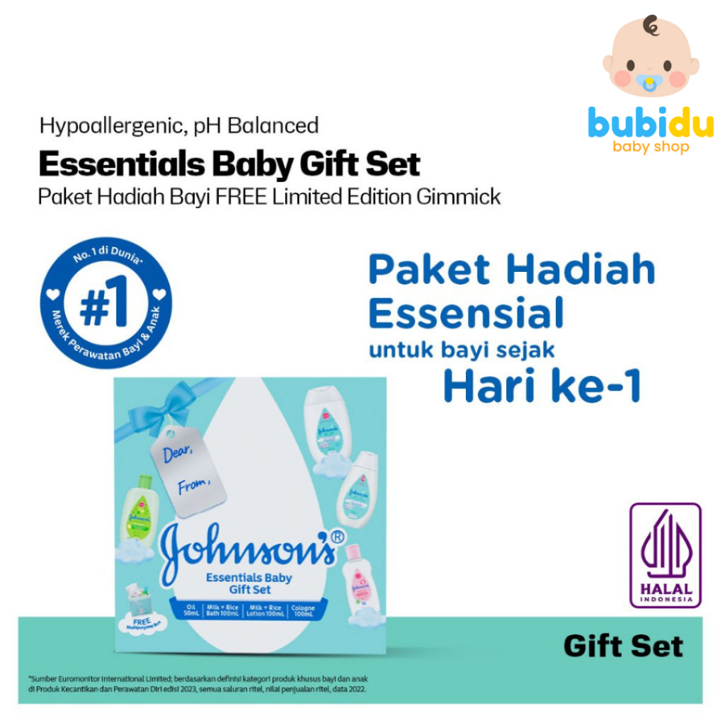 Jual JOHNSON Essential Gift Set | Hadiah Hampers Kado Lahiran Untuk ...