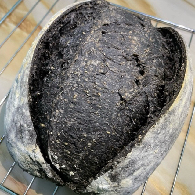 Jual Sourdough Charcoal Chocolate Roti Gandum No Sugar No Butter No Egg ...