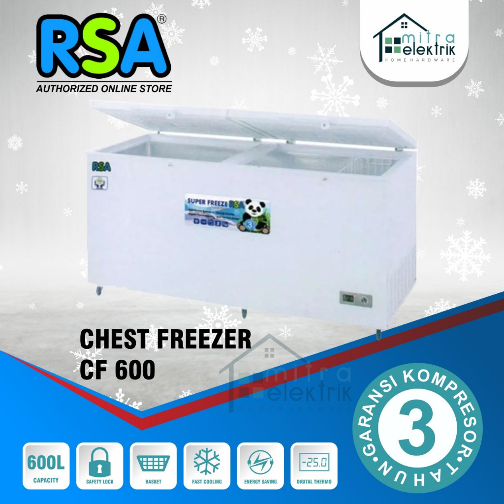 Jual Chest Freezer RSA CF600 | Shopee Indonesia