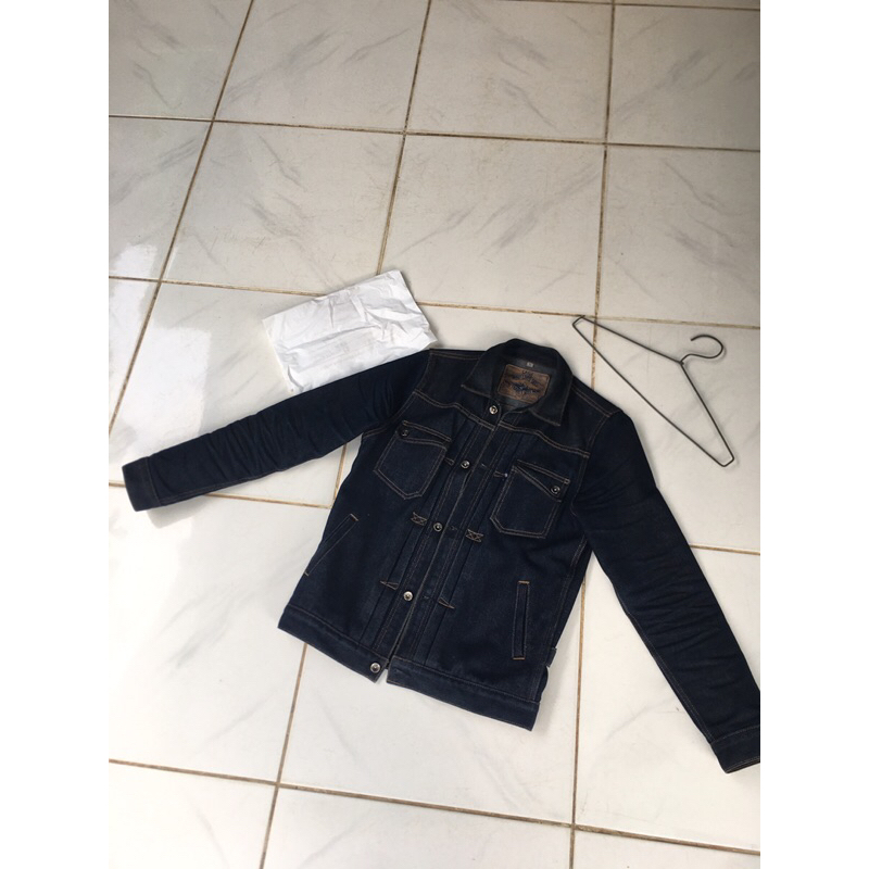 Jual jacket Sage Stucker 14 oz | Shopee Indonesia
