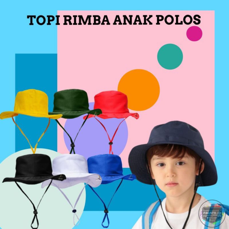 Jual TOPI RIMBA ANAK UNISEX | TOPI GUNUNG ANAK | TOPI BUCKET RIMBA ...