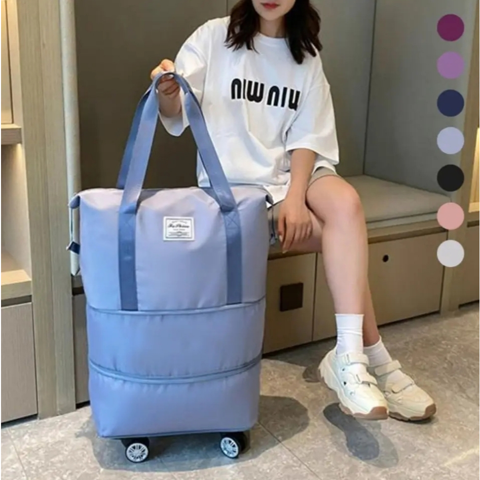 Jual TAS TRAVEL JUMBO 3 TINGKAT DENGAN RODA / DUFFEL BAG RODA 3 TINGKAT ...