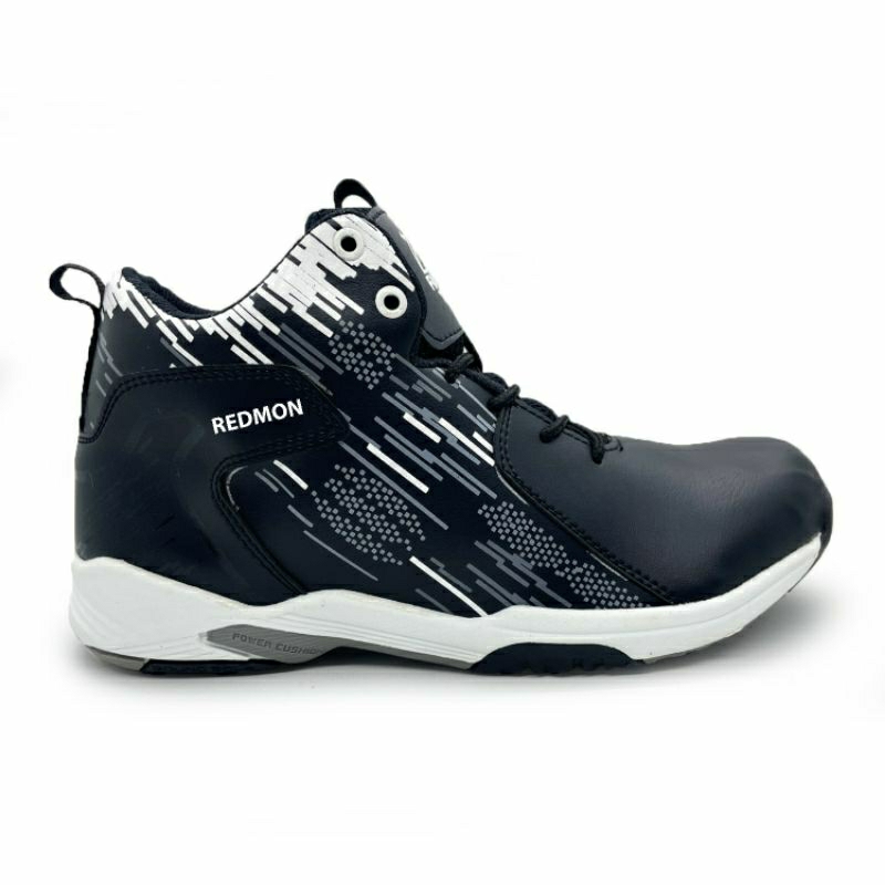 Jual Sepatu Basket Redmon R10 Hitam Biru Original Size 39-43 - Main Image