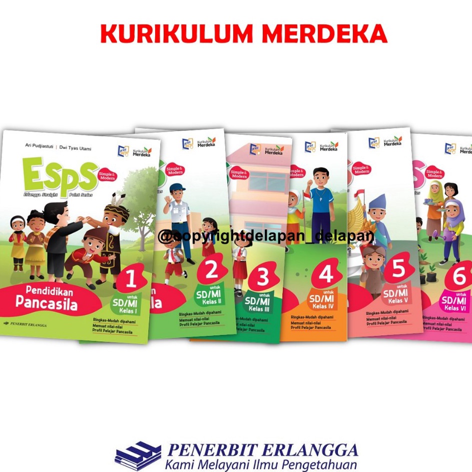 Jual PROMO Esps Pendidikan Pancasila Revisi SD Kelas 1 2 3 4 5 6 ...