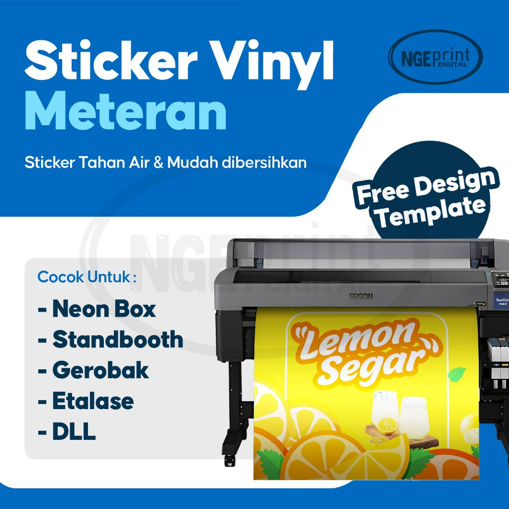 Jual Cetak Stiker Meteran Custom Free Design / Stiker Meteran Grobak ...