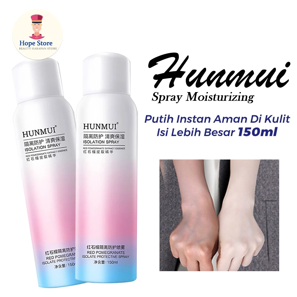 Hunmui Spray Lotion Pemutih Kulit Seluruh Tubuh 150ml - Body Cream | AutoStock