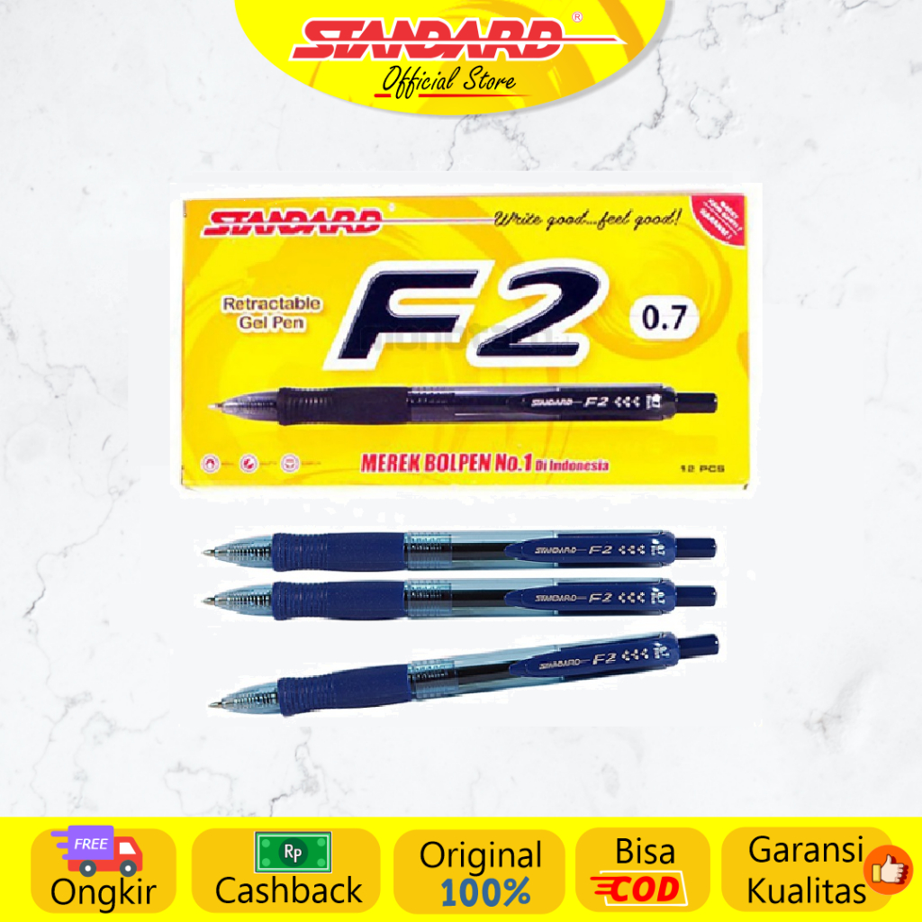 Standard - Pulpen F2 0.7 ( Alat Tulis / Pen / Ballpoint / Pena ) (7)