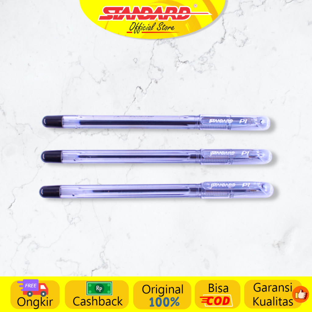 Standard - Pulpen P1 0.7 ( Alat Tulis / Pen / Ballpoint / Pena ) (2)