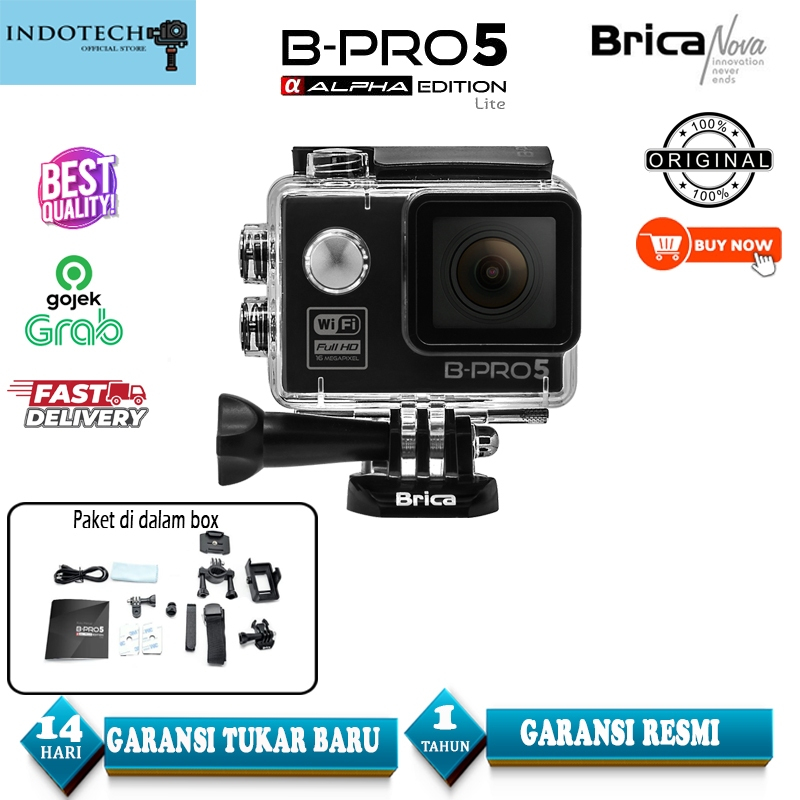 Jual ACTION CAM Brica B-Pro 5 Alpha Edition Lite - AE Black - Action ...