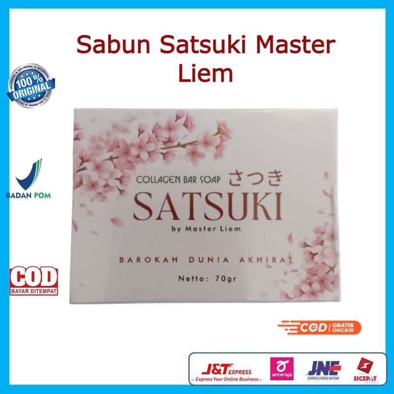Jual Sabun Satsuki Master Liem Collagen Soap Original BPOM | Shopee ...