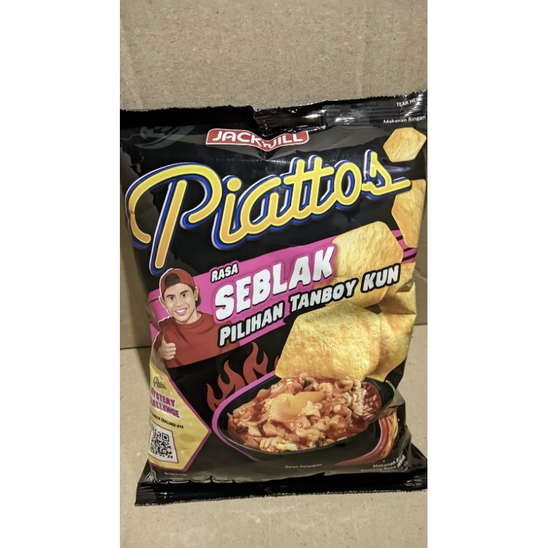Jual Piattos Rasa Seblak Pilihan Tanboy Kun 68gram | Shopee Indonesia
