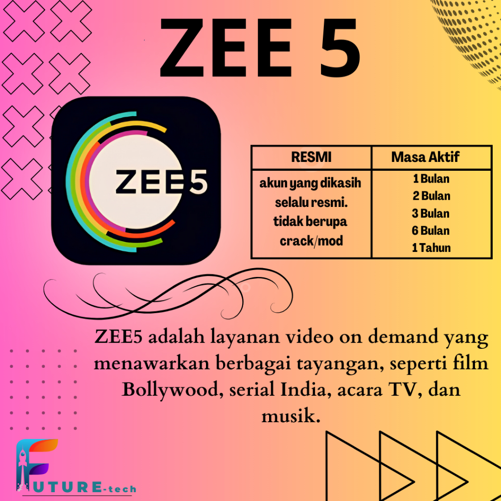 Jual ZEE 5 | berbagai tayangan, seperti film Bollywood, serial India ...
