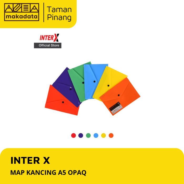 Jual MAP KANCING INTER-X A5 OPAQ (12 PCS) | Shopee Indonesia