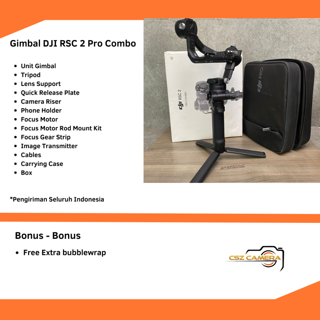 Jual Gimbal DJI RSC 2 Pro Combo | Shopee Indonesia