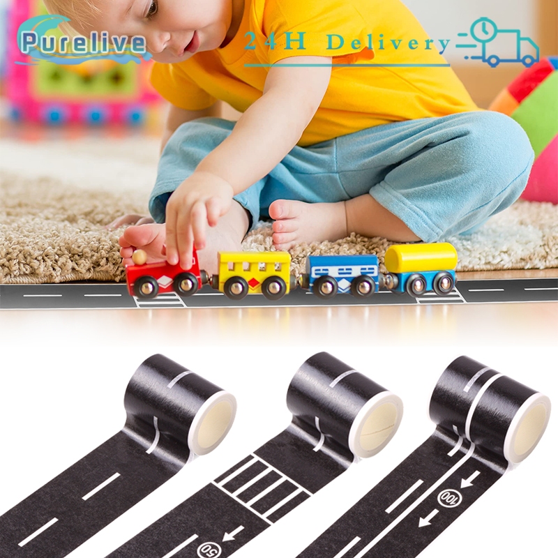 Jual 5m Sticker Jalan Raya Lakban Lintasan Mainan Anak Jalan Raya Road ...