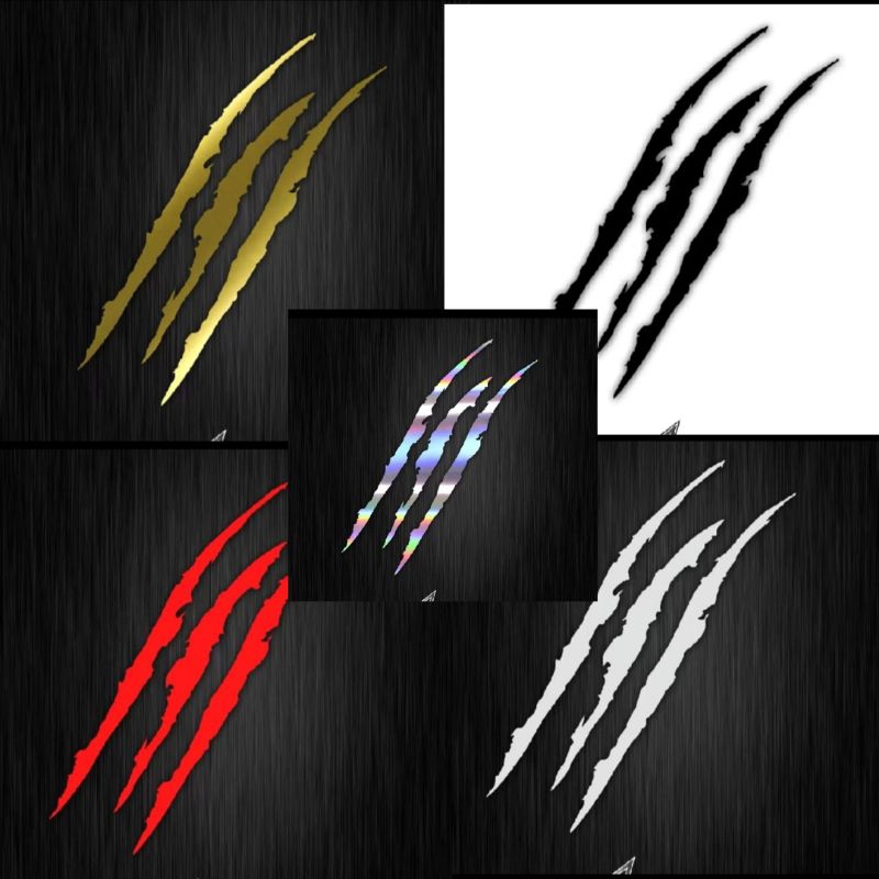 Jual Stiker Cakar Motor Mobil Sticker monster setiker cutting | Shopee ...