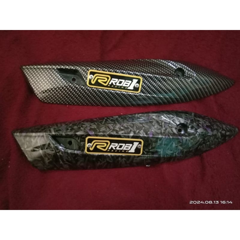 Jual Tameng Cover Knalpot ROB1 Carbon Forged Nmax Aerox Grandfilano ...