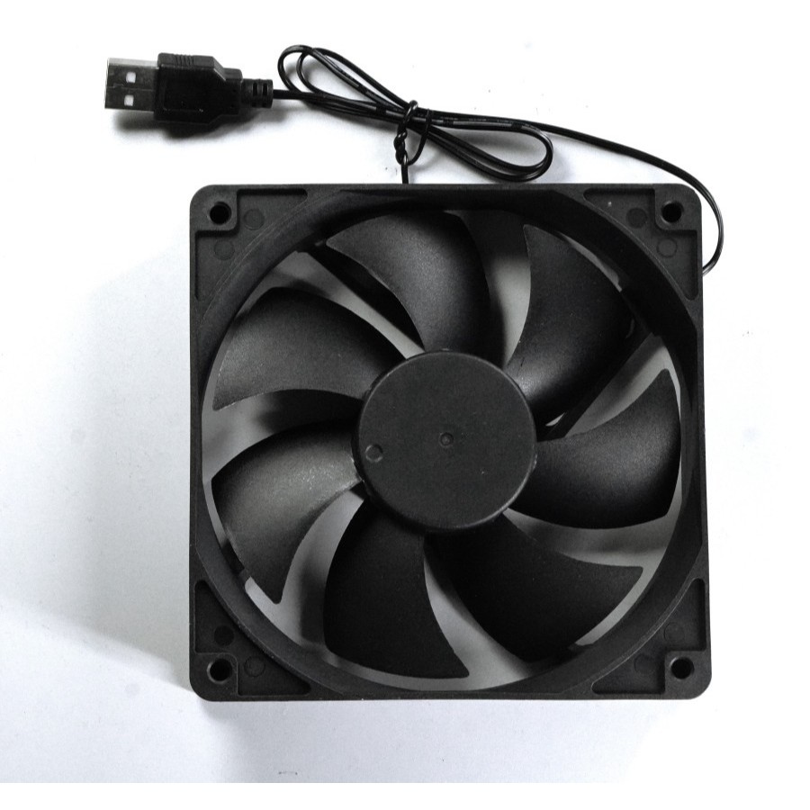 Jual Dyanic Cooling Fan / kipas komputer PC USB 120mm / 12cm - BLACK ...