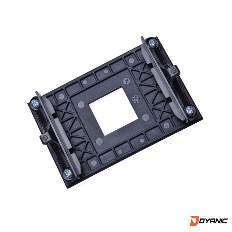 E-outstanding AM4 Backplane Zwart Duurzaam CPU Heatsink