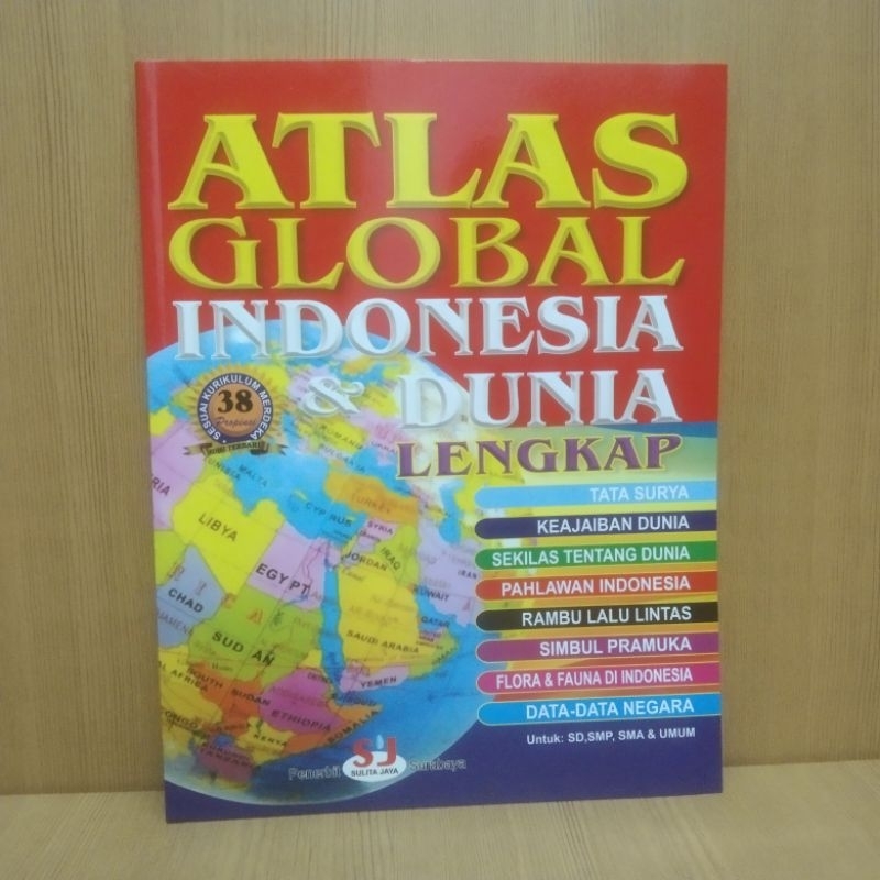 Jual Atlas Global Indonesia Dan Dunia Lengkap 38 Propinsi Sesuai ...