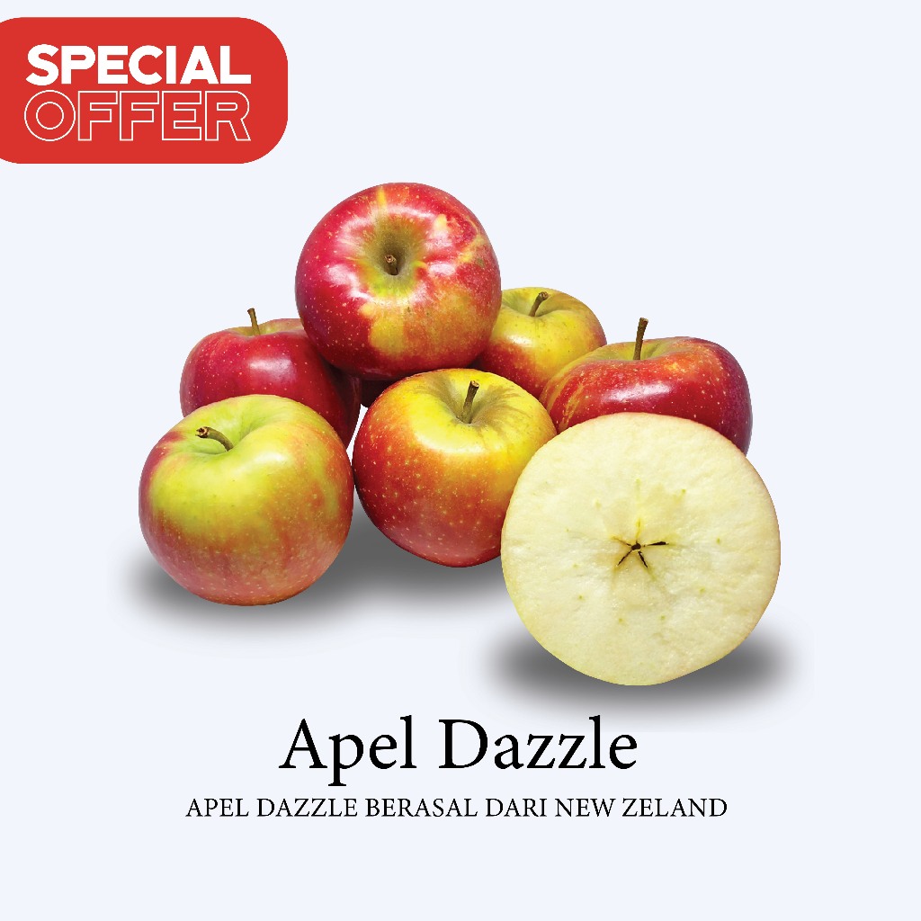 Jual Apple Dazzle Impor Buah Segar ( DISCOUNT UP TO 30%) | Shopee Indonesia