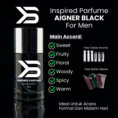 Jual KS PARFUME-Parfum Pria AIGNER BLACK 15ml Bulat || Wangi Super