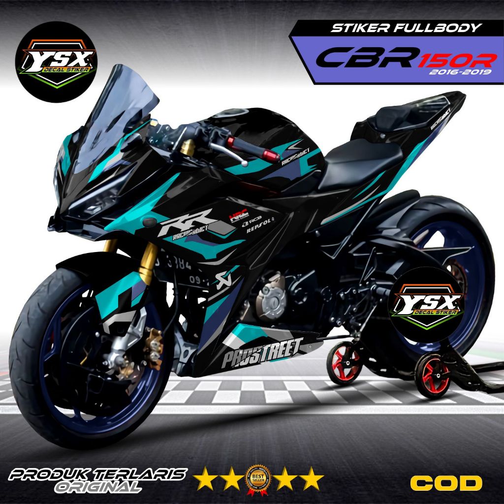 Jual Decal CBR 150R Facelift Stiker Design Custom Racing New | Shopee ...