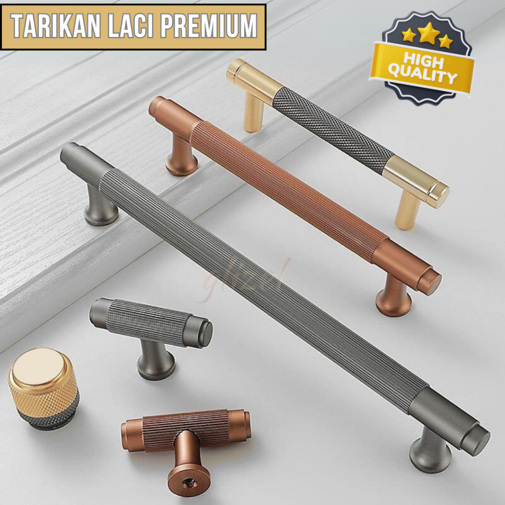 Jual Tarikan Laci Premium Handle Gagang Pintu Lemari Mewah Bulat Handel ...
