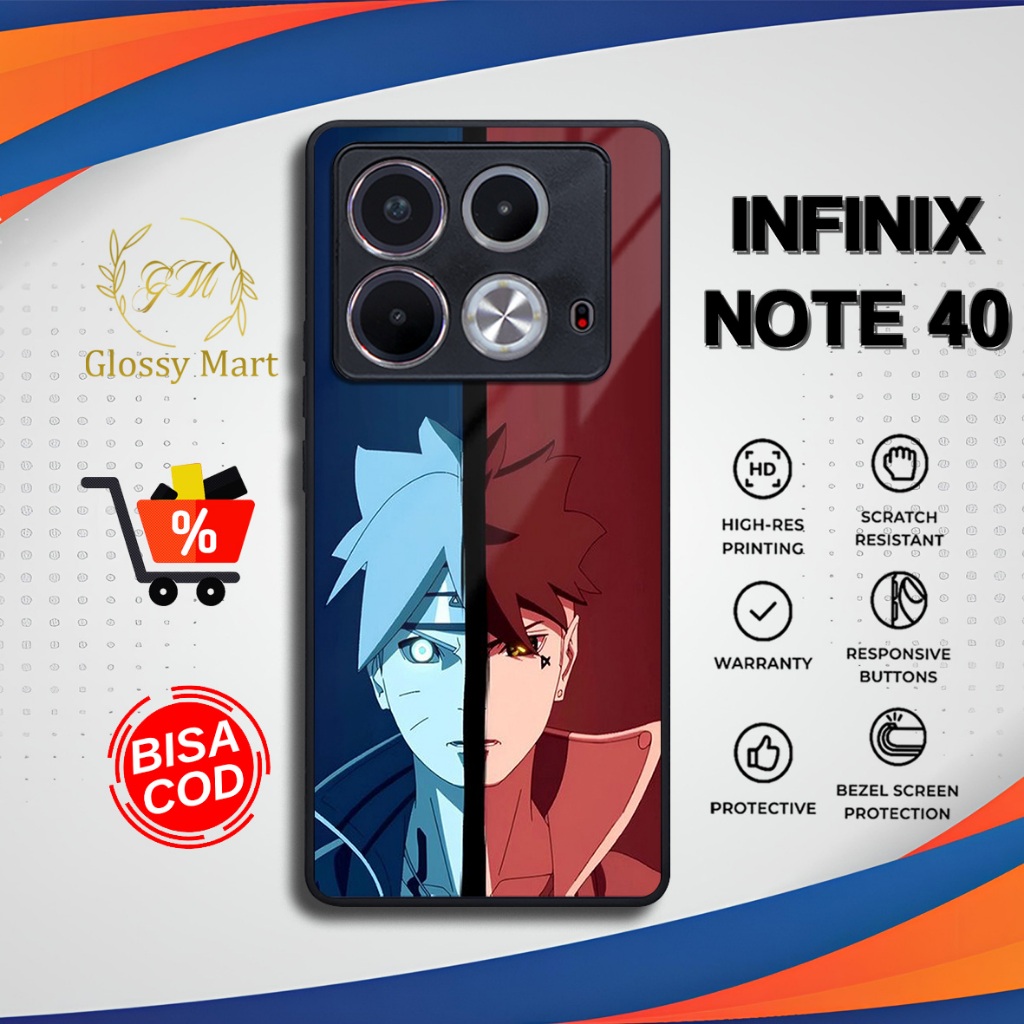 Jual Casing Infinix Note 40 Terbaru Boruto Baru Softcase Hardcase ...