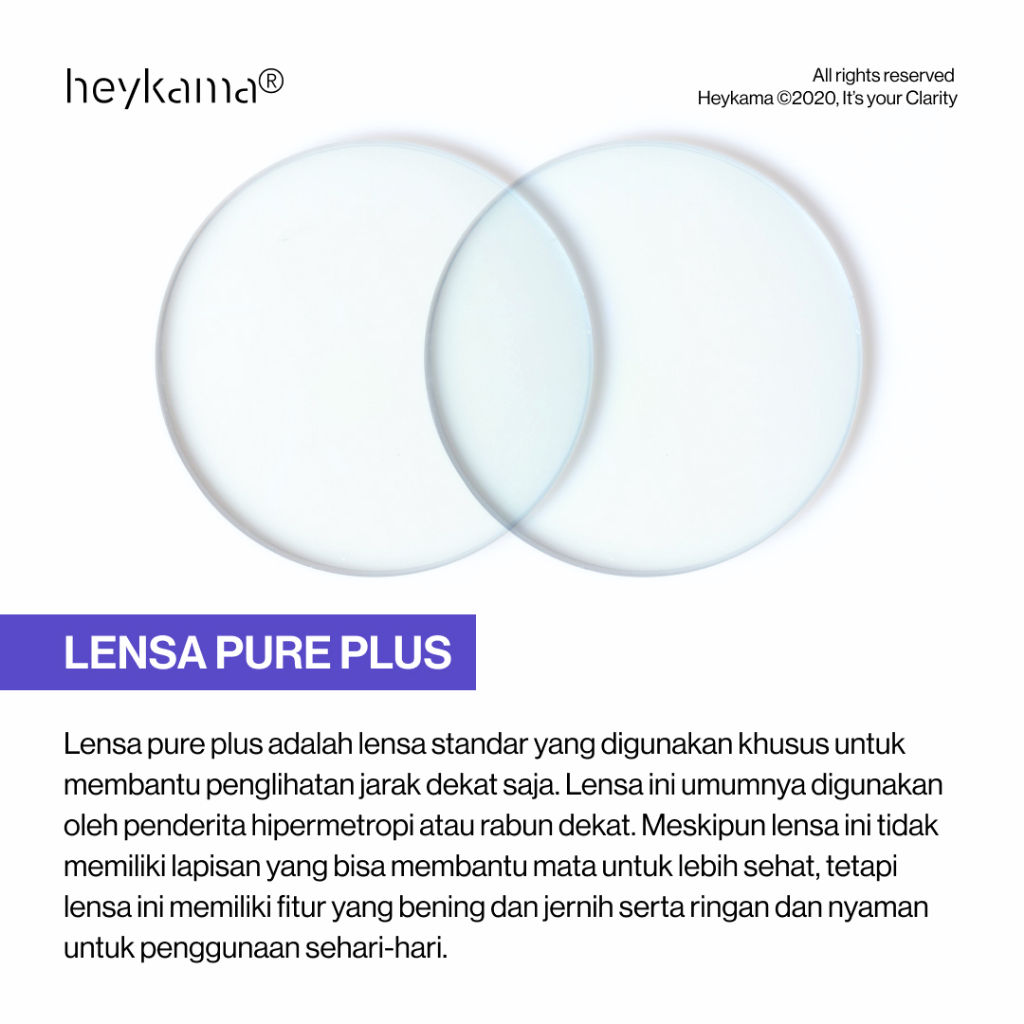 Jual heykama - Lensa Pure Plus | Shopee Indonesia