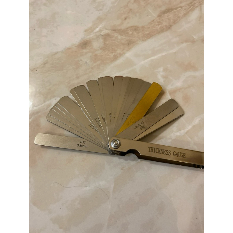 Jual puler feeler gauge alat ukur celah klep puller 32 blades | Shopee ...