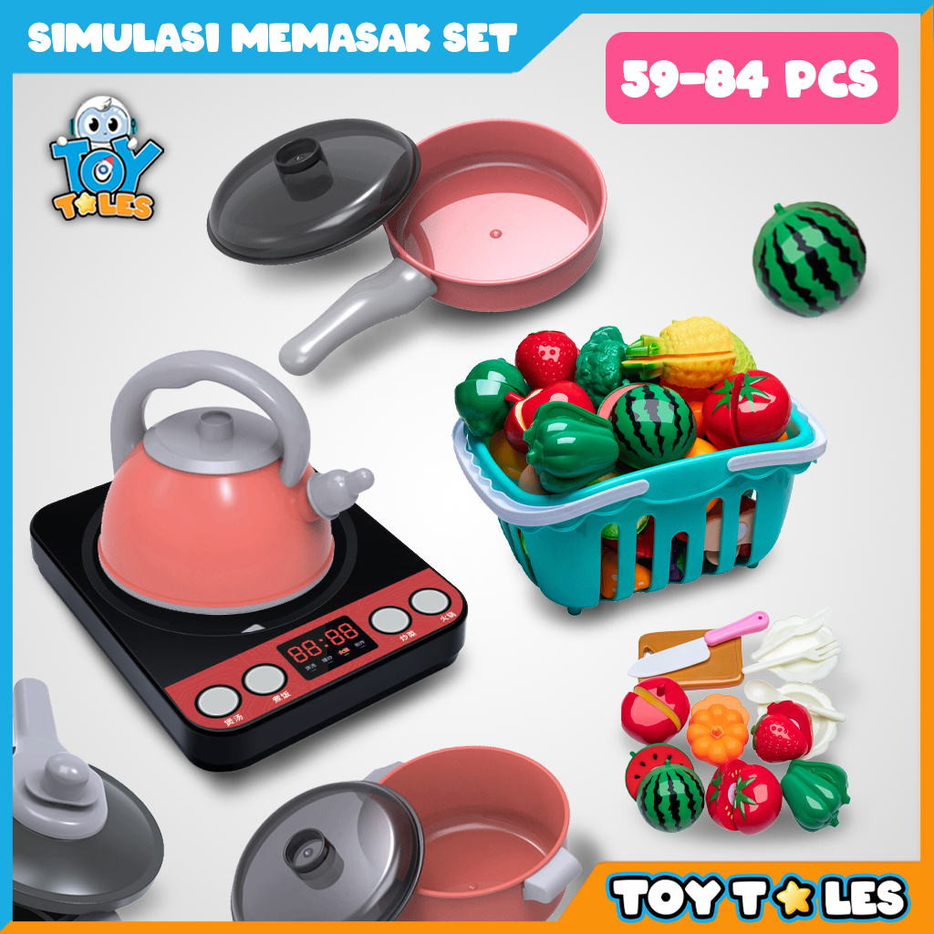 Jual [TOY TALES] Mainan Buah Potong Dapur Cooking Set - Dengan Mainan ...