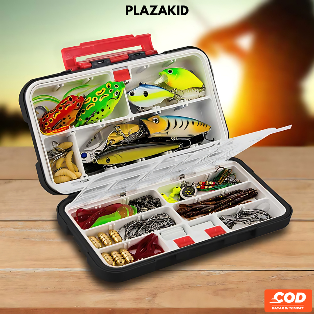 Jual Kotak Pancing Kail Fishing Tackle Box Removable Anti Air | Shopee ...