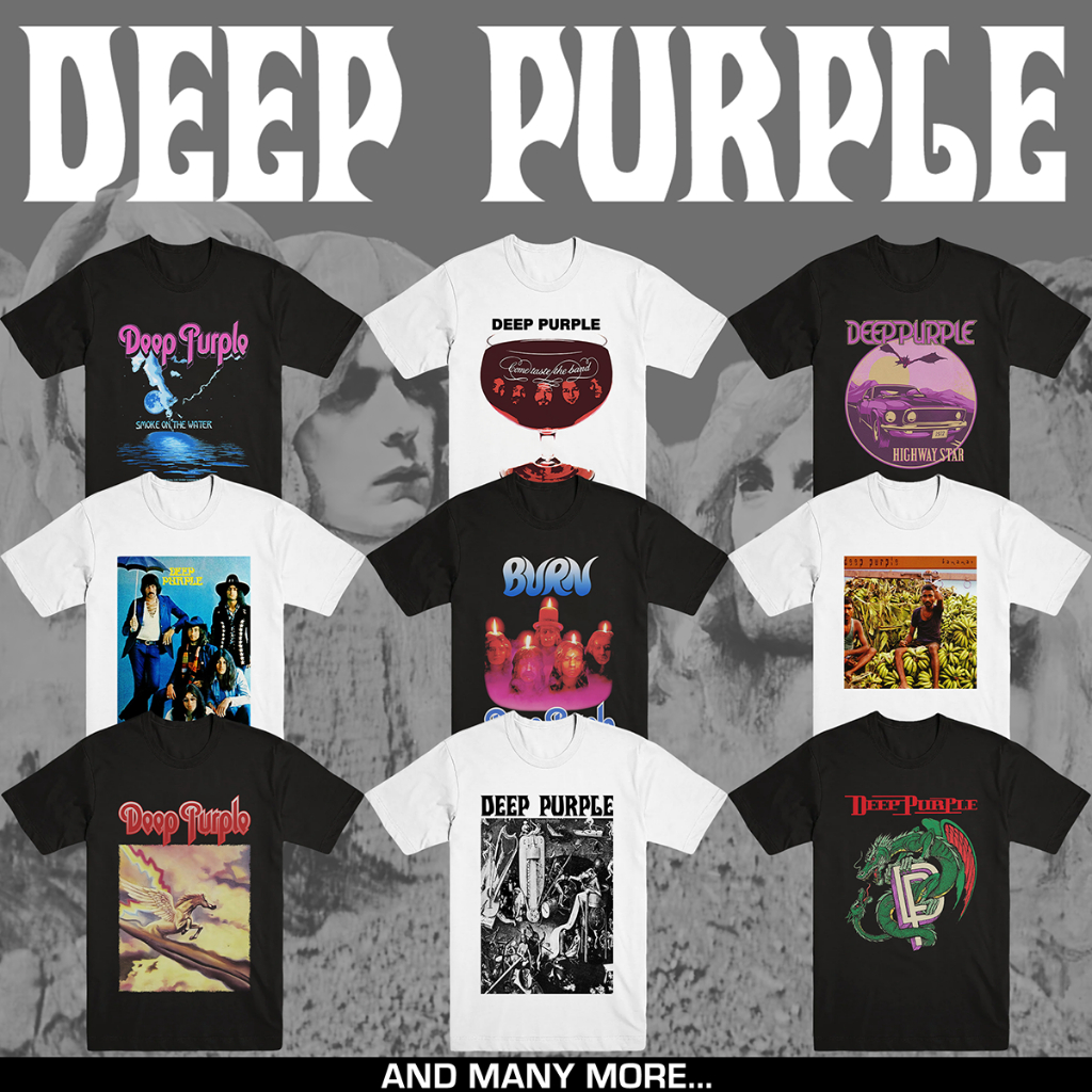 Jual DEEP PURPLE | T-SHIRT BAND | HARD ROCK | MERCHANDISE | Shopee ...