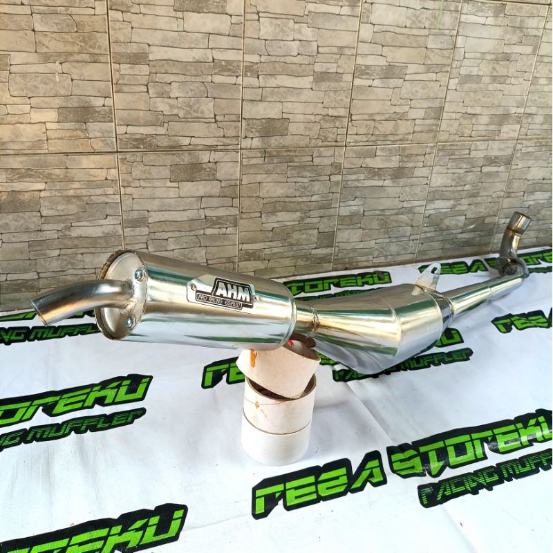 Jual Knalpot FIZ R AHM standar full crom fizr 2tak racing | Shopee ...