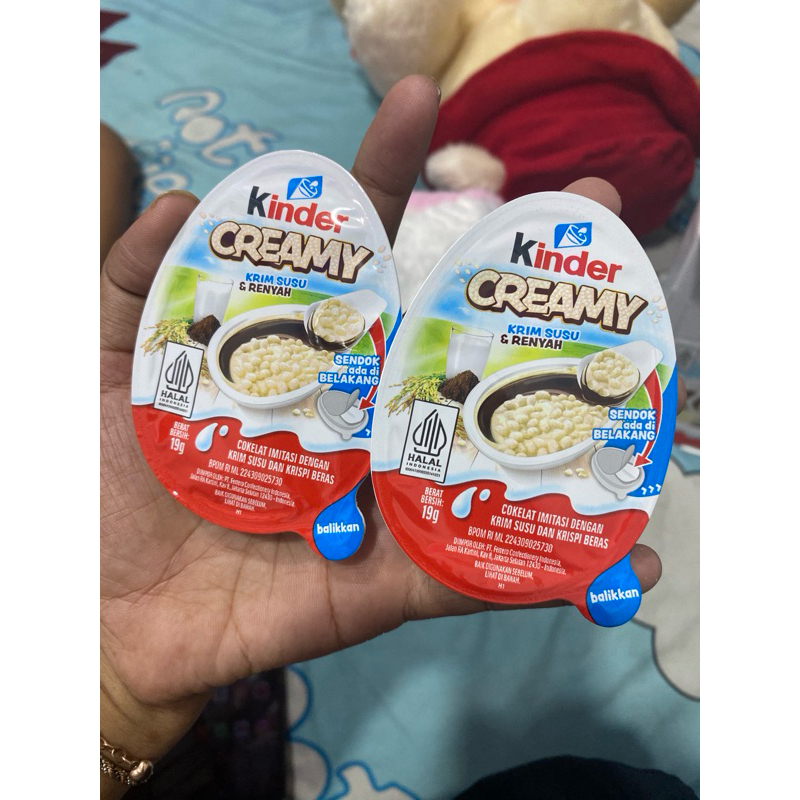 Jual Kinder Creamy Milky & Crunchy with Crispy Rice 19 g | Shopee Indonesia