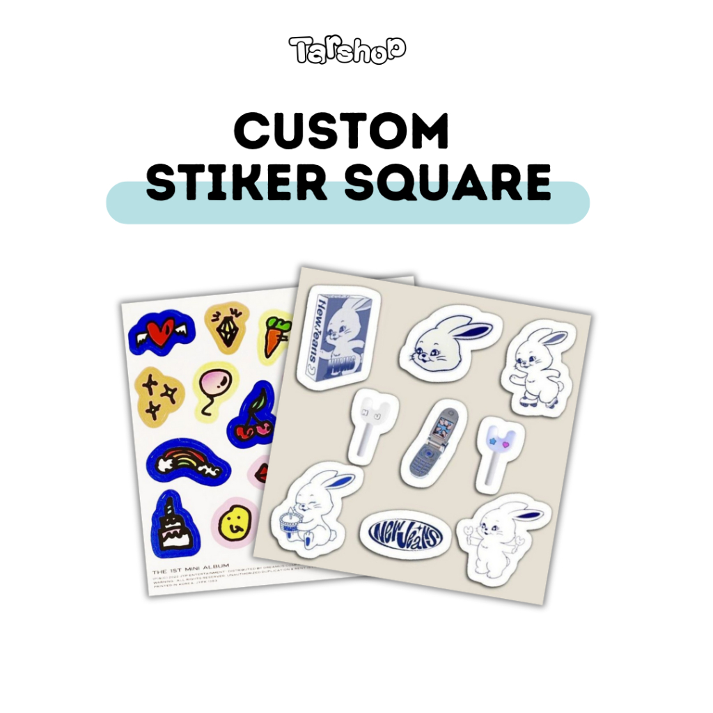 Jual Custom - Stiker Square / K-pop / Non K-pop | Shopee Indonesia