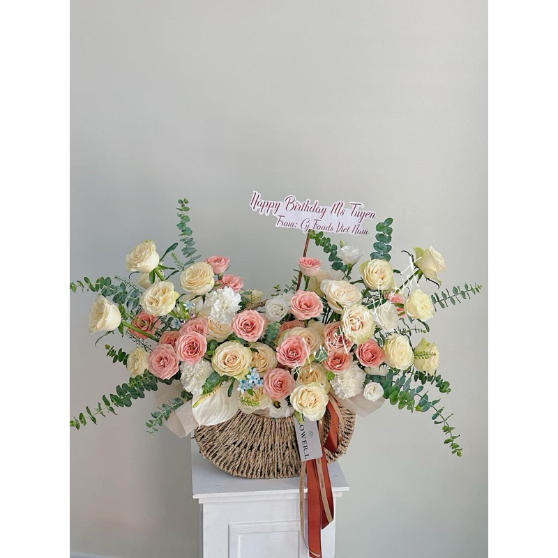 Jual mix roses tone bouquets bucket buket bunga segar fresh instant ...