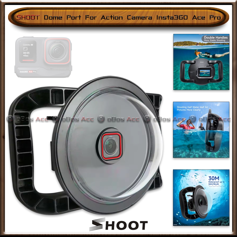 Jual SHOOT Dome Port For Insta360 Ace Pro Waterproof Case Diving ...