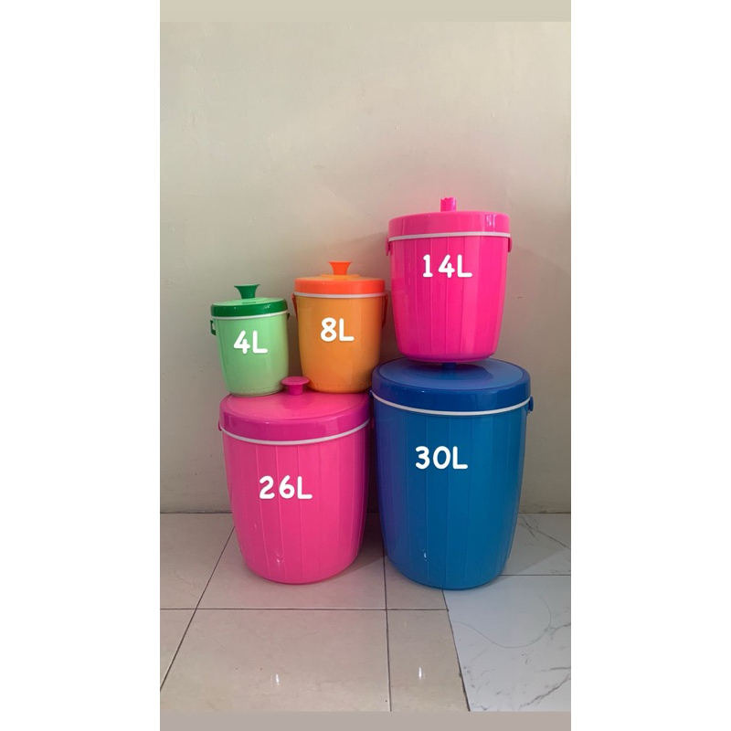 Jual Rice bucket 6,5L/rice bucket 8,5L 14L 18L 20L 26L 30L/tempat es ...
