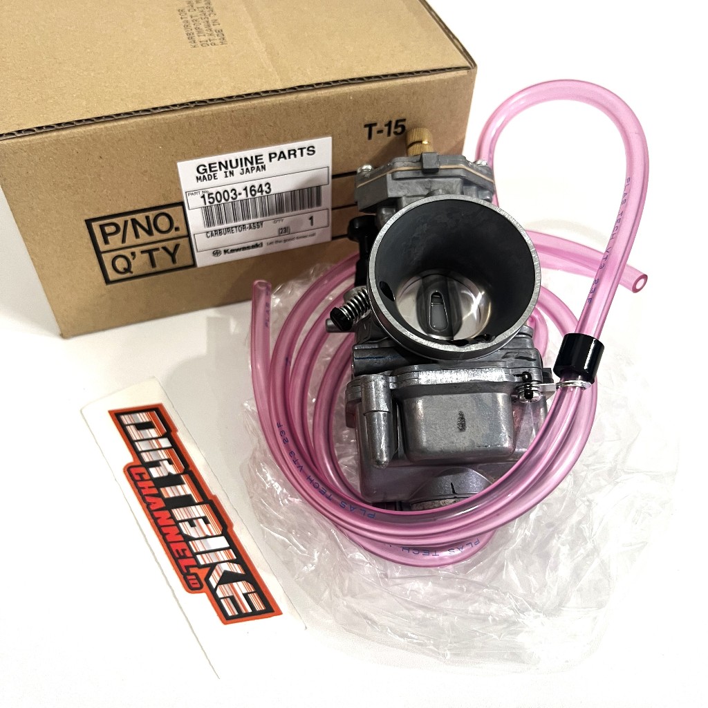 Replacement Carburetor For Kawasaki KX80 KX85 KX100 KX125 Dirt Bikes - 28mm With Intake & Needle Jet