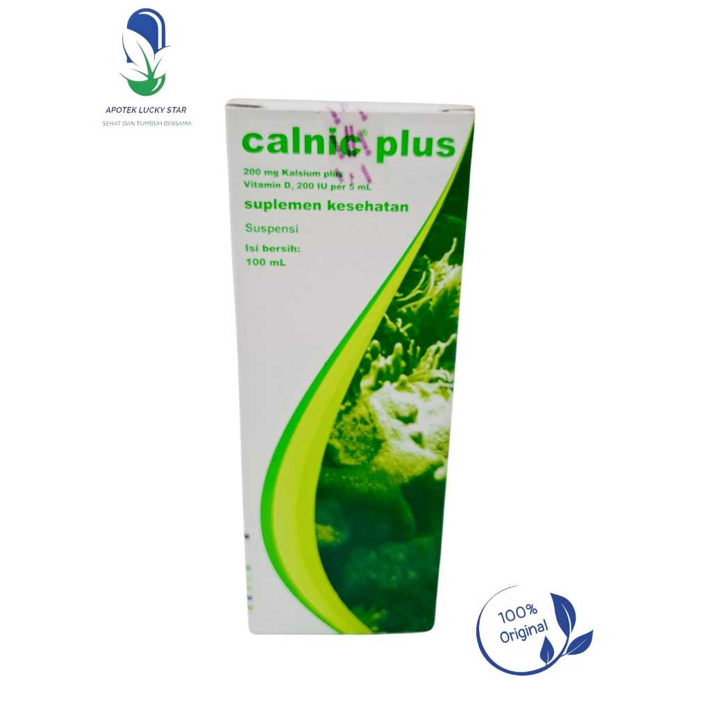 Jual CALNIC PLUS PER BOTOL 100 ml | Suplemen Kalsium . | Shopee Indonesia