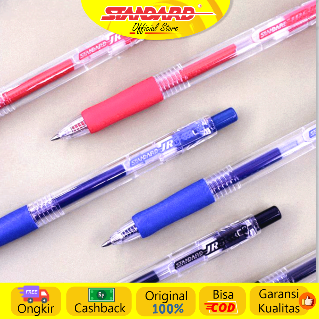 Standard - Pulpen JR6 0.7 ( Alat Tulis / Pen / Ballpoint / Pena ) (3)