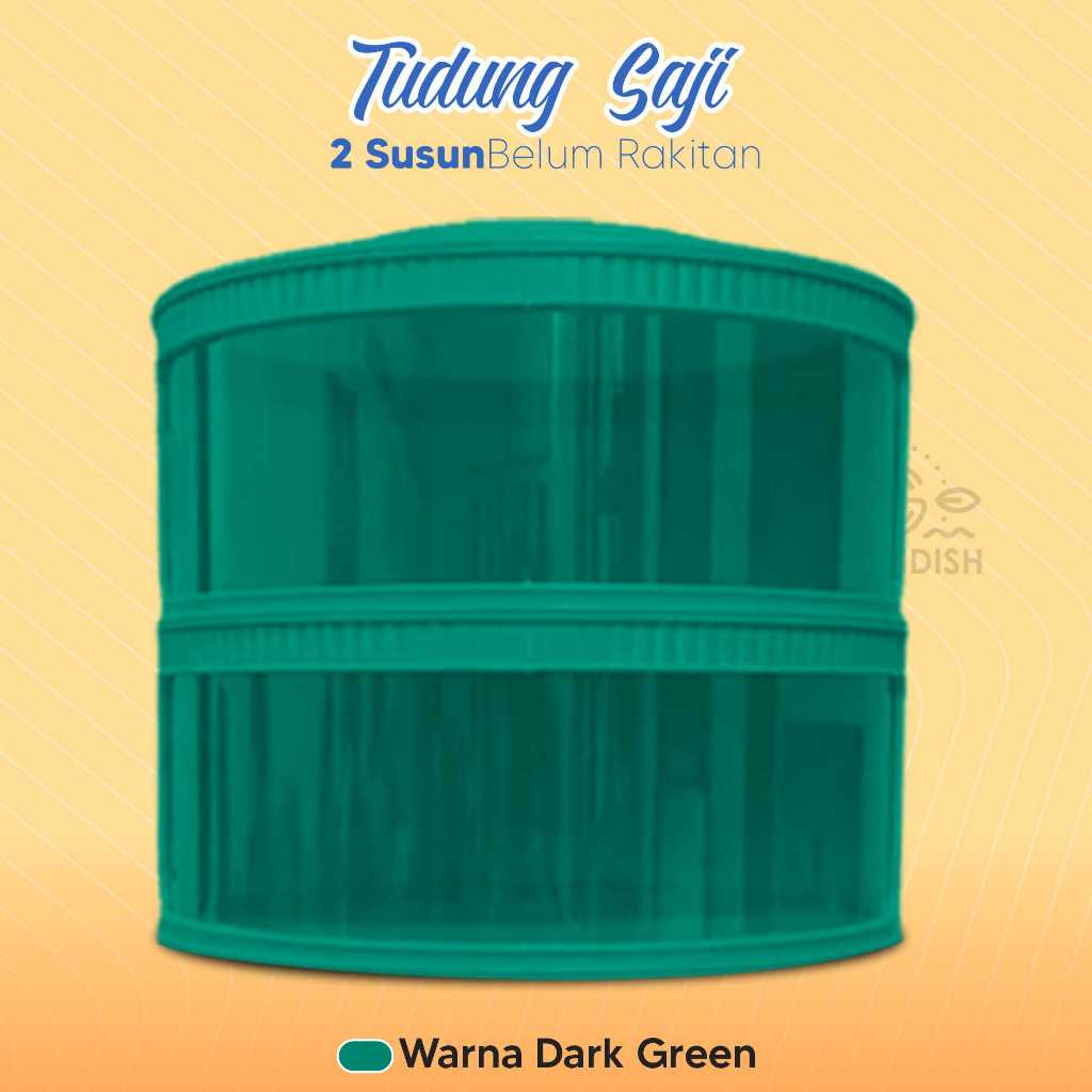 Jual Tudung Saji 2 Susun Belum Rakitan Food Container Hemat Ruang Awet ...