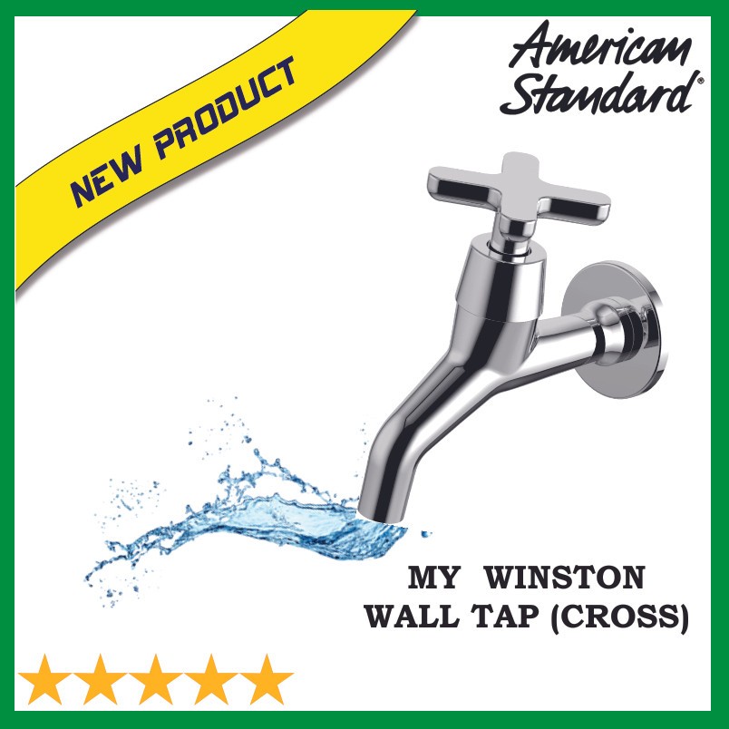 Jual American Standard My Winston Wall Tap (cross) | Shopee Indonesia