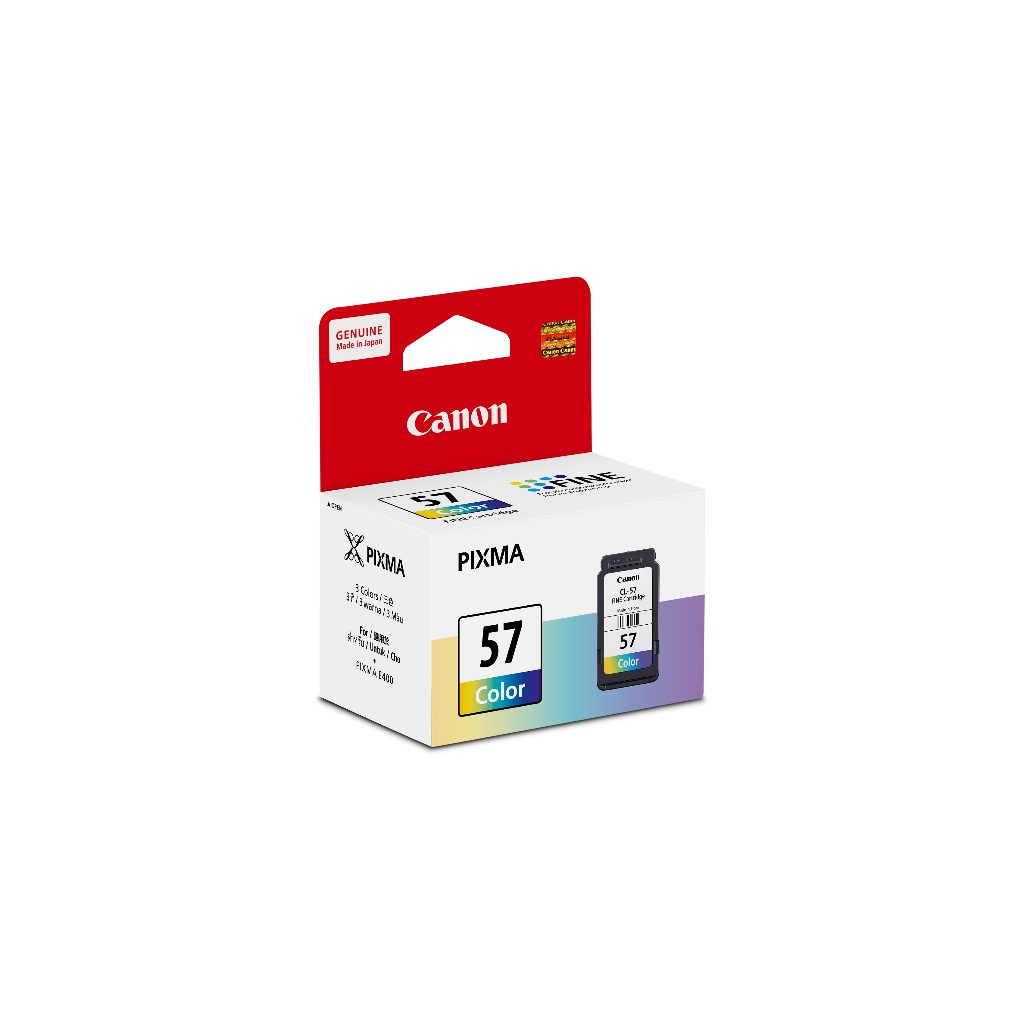 Tinta Original Canon 57 Color CL57 - Tinta Canon E410 E470 E3170 E470 E4570 - Tinta Cartridge Katrid (4)